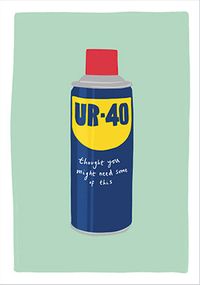 UR 40 Birthday Card