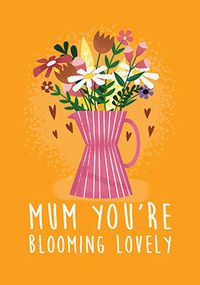 Blooming Lovely Mother's Day Mum Card