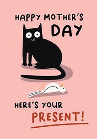 Tap to view Present from the Cat Mother's Day Card