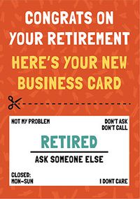 Tap to view Ask Someone Else Retirement Card