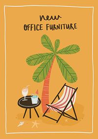 New Office Furniture Retirement Card