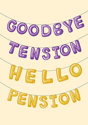 Hello Pension Retirement Card