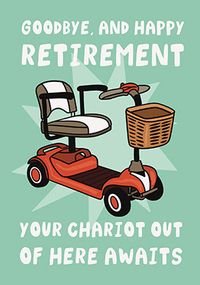 Chariot Retirement Card