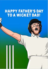 Tap to view Wicket Dad Spoof Father's Day Card
