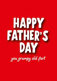 Grumpy Old Fart Father's Day Card