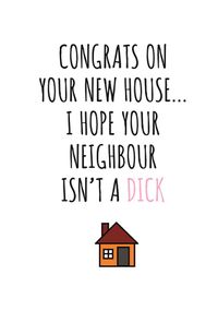 New Neighbour New Home Card