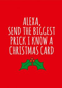 Tap to view Biggest Pri*k Christmas Card