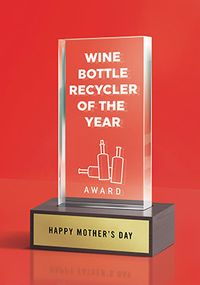 Tap to view Wine Bottle Recycler Mother's Day Card