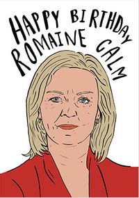 Romaine Calm Birthday Card