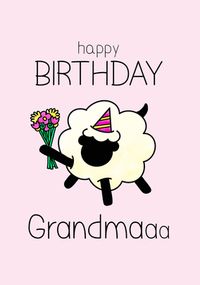 Tap to view Party Sheep Grandmaaa Birthday Card