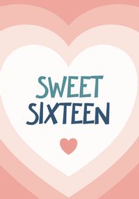 Tap to view Sweet Sixteen Birthday Card
