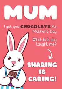 Tap to view Mum Sharing is Caring Mother's Day Card