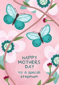 Special Stepmum Floral Mother's Day Card