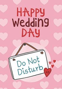 Tap to view Do Not Disturb Wedding Card