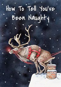 Been Naughty Christmas Card