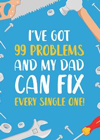 99 Problems Birthday Card