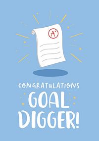 Tap to view Goal Digger Congratulations Card
