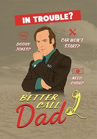Call Dad Father's Day Card