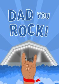 Tap to view You Rock Father's Day Dad Card