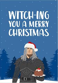 Witch-ing A Merry Christmas Card