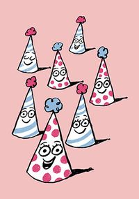 Tap to view Party Hats Birthday Card