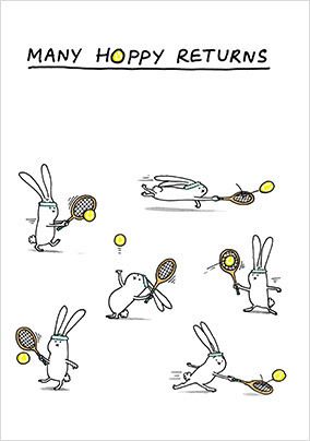 Many Hoppy Returns Birthday Card
