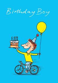 Birthday Boy Bike Card