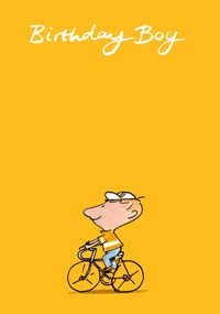 Bike Birthday Boy Card