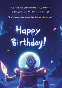 Tap to view Artificial Intelligence Birthday Card