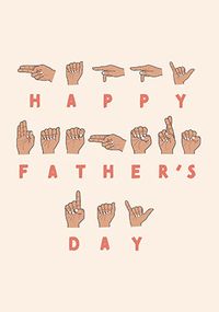 Tap to view Happy Father's Day American Sign Language Card