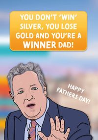 You're a Winner Dad Father's Day Card