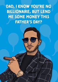 Tap to view Lend Me Some Money Father's Day Card