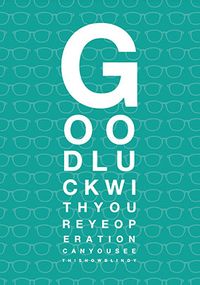 Tap to view Eye Operation Good Luck Card