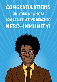 Tap to view Congratulations Nerd-Immunity New Job Card