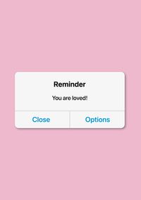 Tap to view Reminder You Are Loved Card