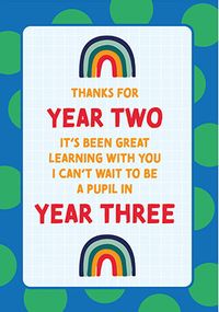 Tap to view Thank You For Year Two Teacher Card