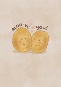 Tap to view Aloo-ve You Anniversary Card