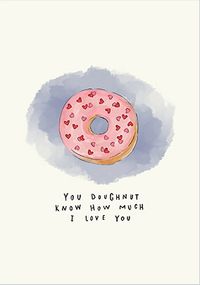 Tap to view Cancer Research You Doughnut Know Valentine's Day Card