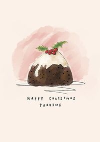 Tap to view Happy Christmas Pudding  Card