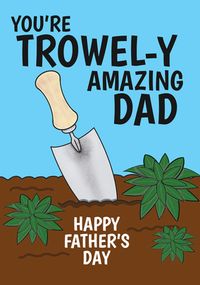 Trowely Amazing Dad Father's Day Card