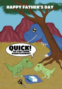Tap to view Daddy-saurus Father's Day Card