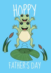 Tap to view Hoppy Father's Day Frogs Card