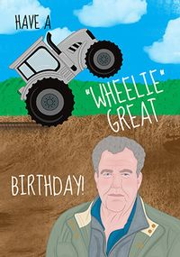 Wheelie Great Birthday Card
