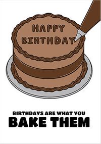 Tap to view Bake Them Birthday Card