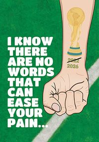 Tap to view There Are No Words World Cup Card