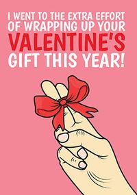 Wrapping Your Valentine's Gift Card