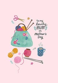 Tap to view Mum Knitting Mothers Day Card