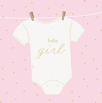 Tap to view Vest Baby Girl Pink Card