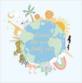 Welcome To The World Little one Card