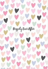 Tap to view Wedding Patterns Confetti Hearts  Card
